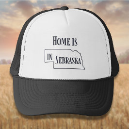 Gorra De Camionero El hogar es en Nebraska