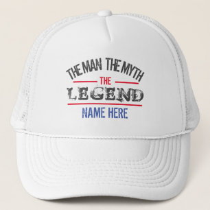 GORRA DE CAMIONERO EL HOMBRE EL MITO LA LEYENDA CAMIONERO PERSONALIZA