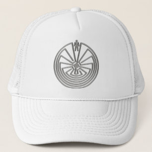 Gorra De Camionero El hombre en el laberinto - plata