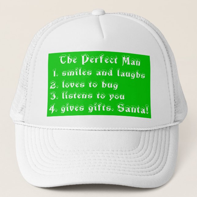 Gorra De Camionero El hombre-gorra perfecto (Anverso)
