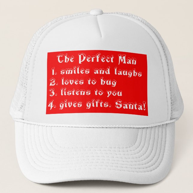 Gorra De Camionero El hombre-gorra perfecto (Anverso)