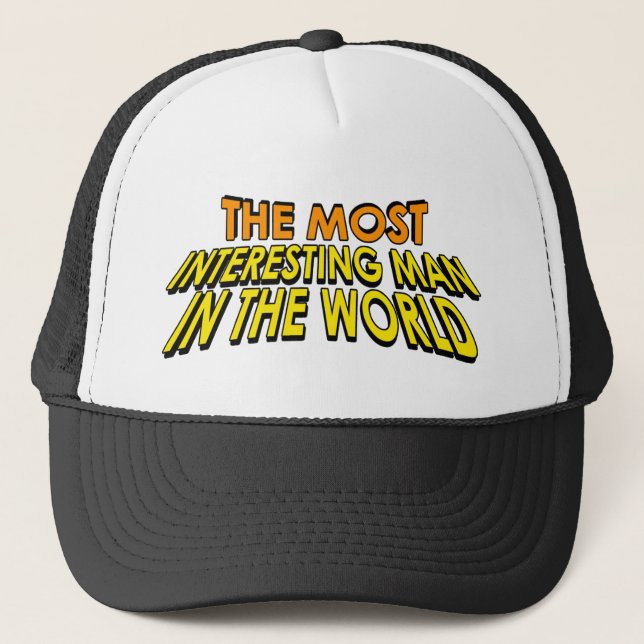 Gorra De Camionero El hombre más interesante del mundo (Anverso)