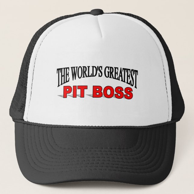 Gorra De Camionero El hoyo más grande Boss del mundo (Anverso)