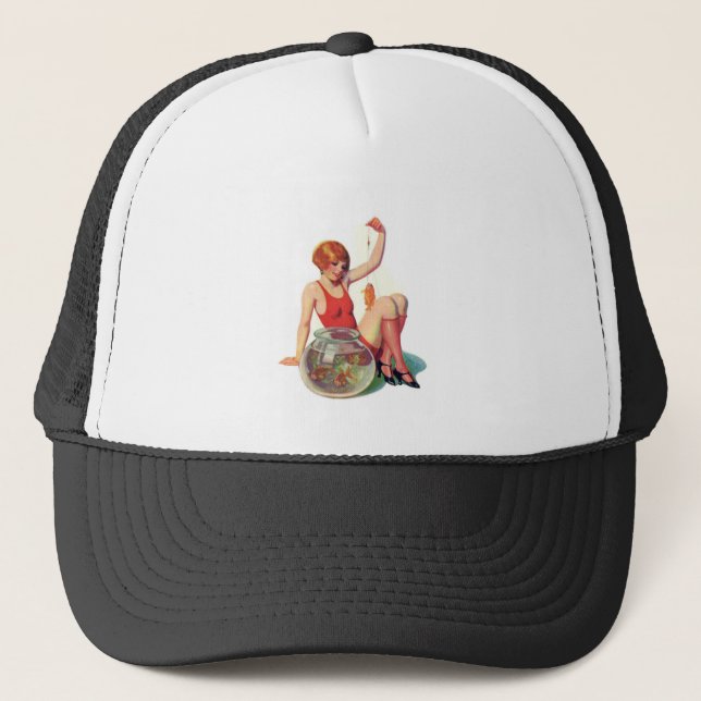 Gorra De Camionero El ilustracion de la obra clásica del Goldfish (Anverso)
