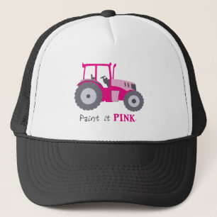 Gorra De Camionero ¡El ilustracion tractor rosa lo pega!