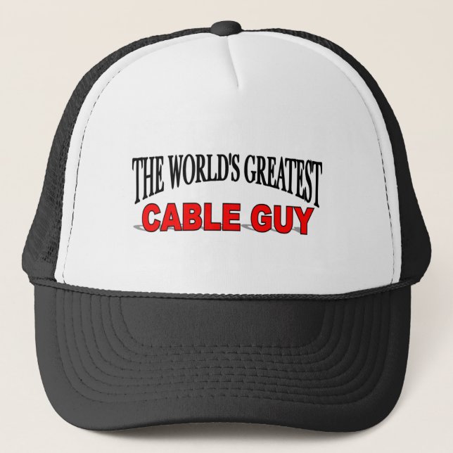 Gorra De Camionero El individuo más grande del cable del mundo (Anverso)