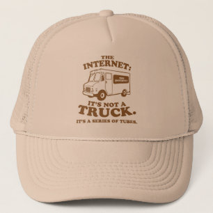 Gorra De Camionero el Internet no es un camión. Es una serie de tubo