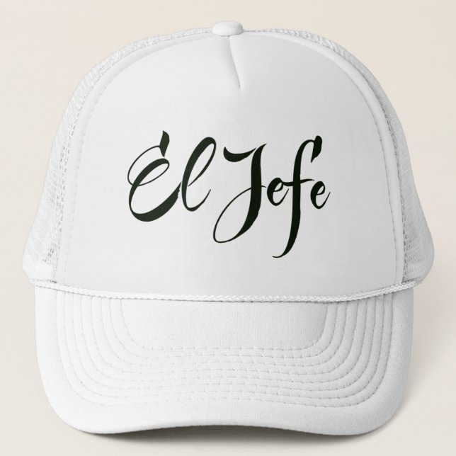 Gorra De Camionero EL Jefe (Anverso)