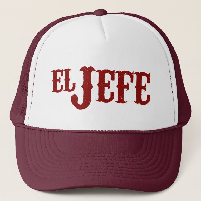Gorra De Camionero El jefe de traducción (Anverso)
