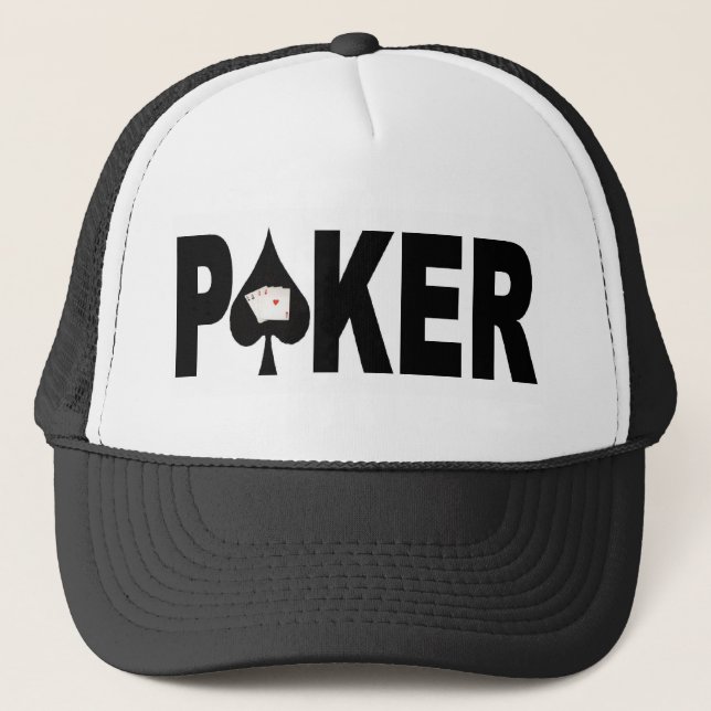 Gorra De Camionero ¡El jugador de POKER de Las Vegas tiene suerte! (Anverso)