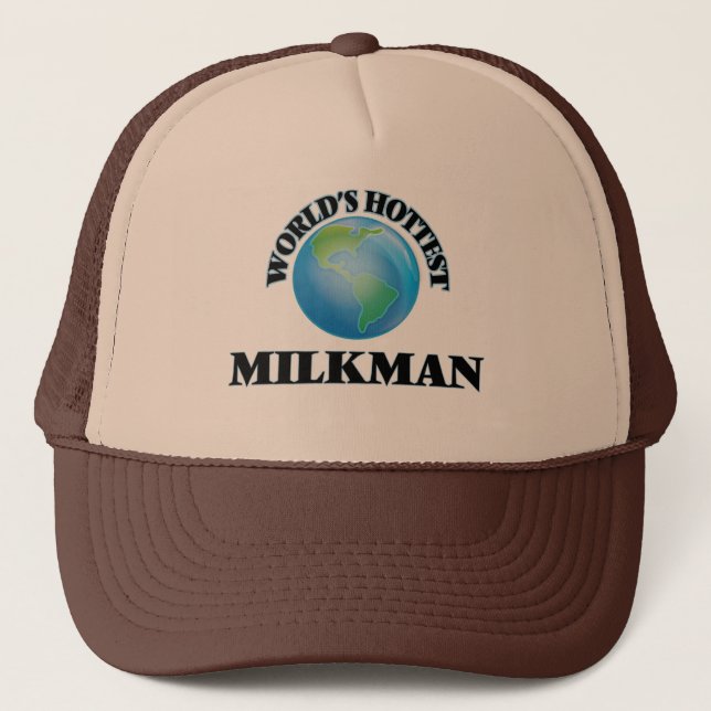 Gorra De Camionero El lechero más caliente del mundo (Anverso)