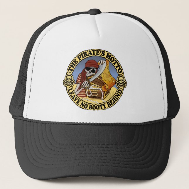 Gorra De Camionero El lema del pirata (Anverso)