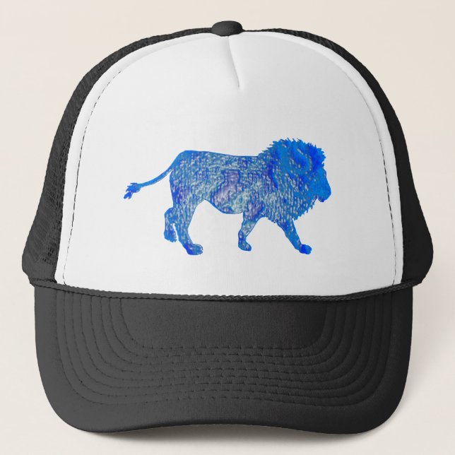 GORRA DE CAMIONERO EL LEÓN AZUL (Anverso)