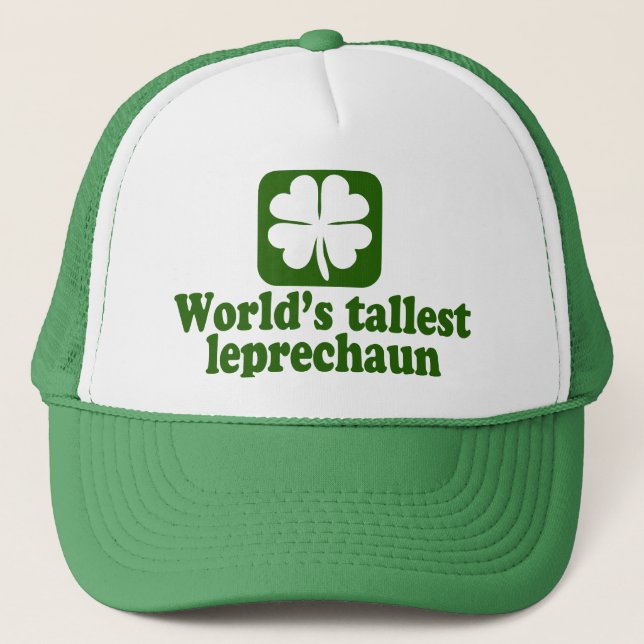 Gorra De Camionero El Leprechaun más alto del mundo (Anverso)