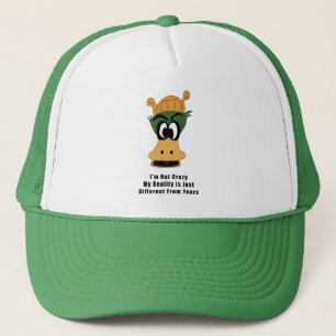 Gorra De Camionero El loco Personalizado Verde Duck Diferente Realida