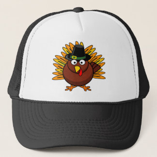 Gorra De Camionero El logotipo de Turquía de la acción de gracias