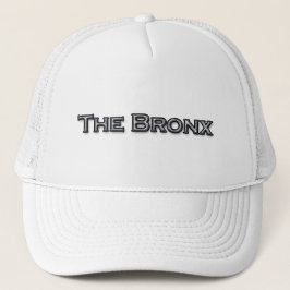 Gorra De Camionero El logotipo del texto de Bronx Nueva York