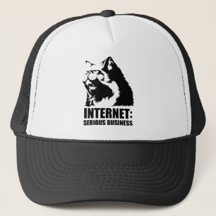 Gorra De Camionero el lolcat el Internet es negocio serio