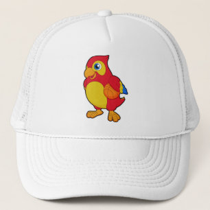 Gorra De Camionero El loro en el baloncesto deportivo