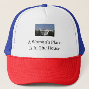 Gorra De Camionero El lugar de una mujer está en la Casa Blanca 2024