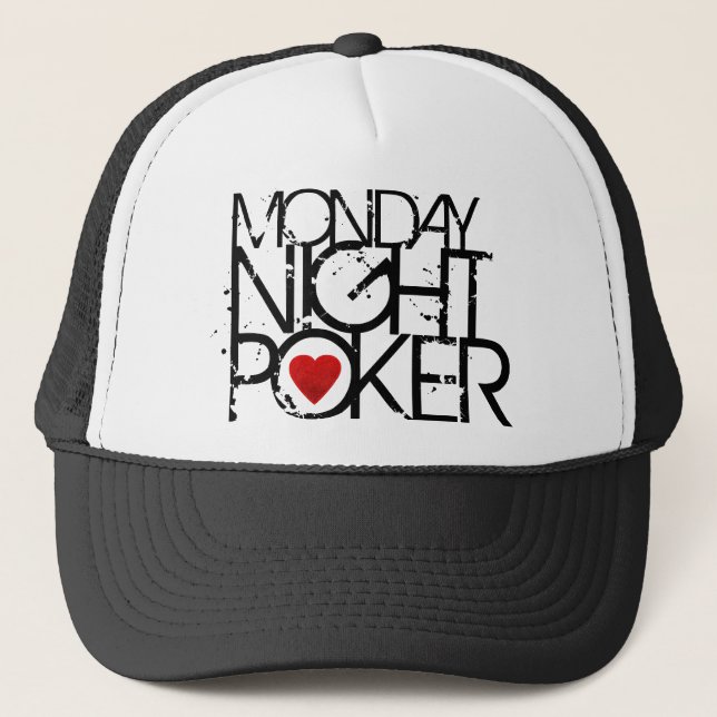 Gorra De Camionero El lunes por la noche póker (Anverso)