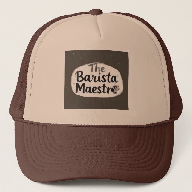 Gorra De Camionero El maestro de Barista (Anverso)