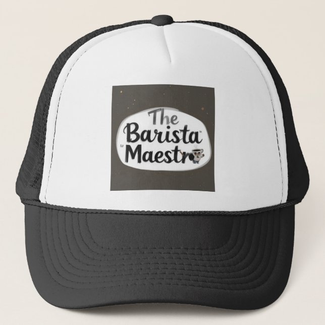 Gorra De Camionero El maestro de Barista (Anverso)