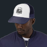 Gorra De Camionero El maestro de parrilladas de barbacoa personalizad<br><div class="desc">Funny BBQ Grill Master Barbacoa Personalizada Mejor</div>