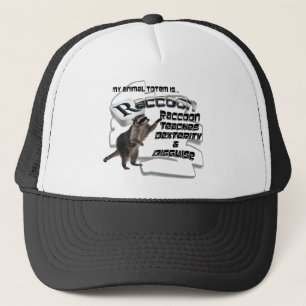 GORRA DE CAMIONERO EL MAPACHE DEL TÓTEM DE LOS TÓTEMES ENSEÑA A