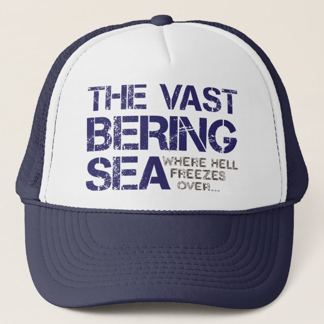 GORRA DE CAMIONERO EL MAR DE BERING EXTENSO… (Anverso)