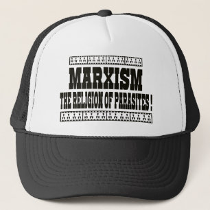 GORRA DE CAMIONERO EL MARXISMO ES LA RELIGIÓN DE LOS PARÁSITOS