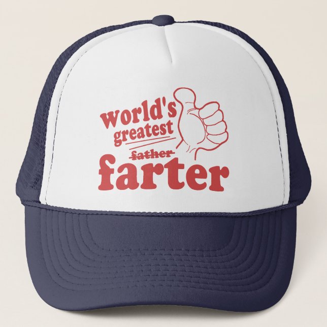 Gorra De Camionero El más grande del mundo (Anverso)