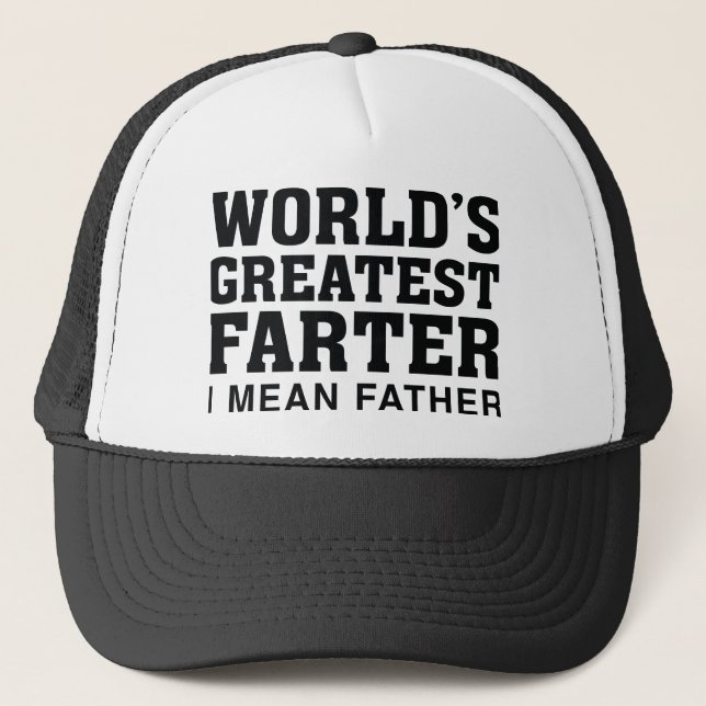 Gorra De Camionero El más grande del mundo (Anverso)