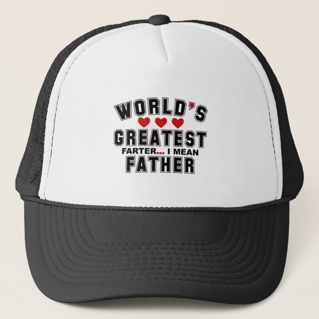Gorra De Camionero el más grandioso del mundo me refiero al padre 202 (Anverso)