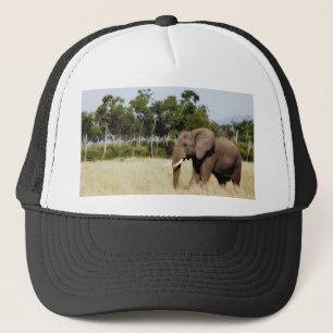 Gorra De Camionero El Masai que camina Mara del elefante aclara el