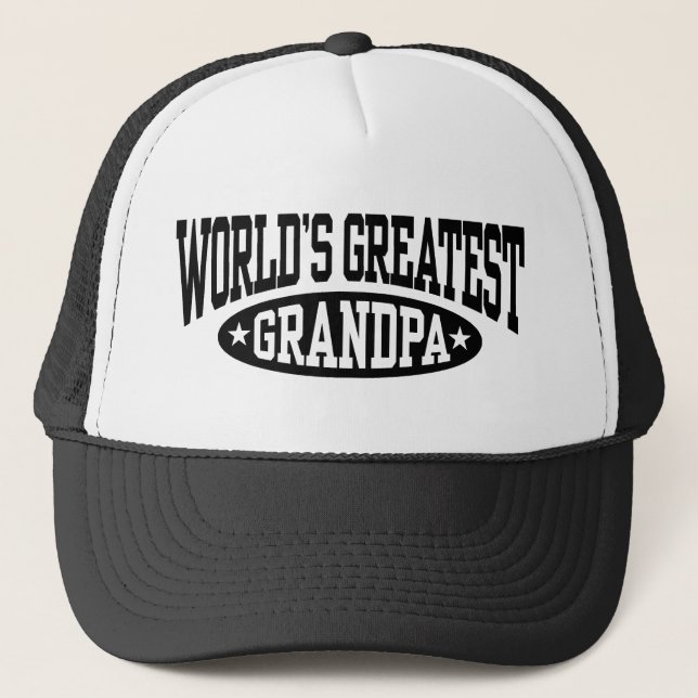 Gorra De Camionero El mayor abuelo del mundo (Anverso)