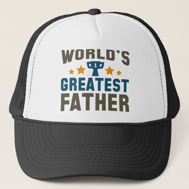 Gorra De Camionero El mayor padre del mundo (Anverso)