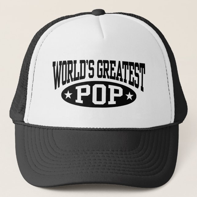 Gorra De Camionero El mayor pop del mundo (Anverso)