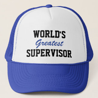Gorra De Camionero El mayor tope supervisor del mundo