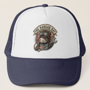 Gorra De Camionero El Mecánico de Aviación Rata de Hangar