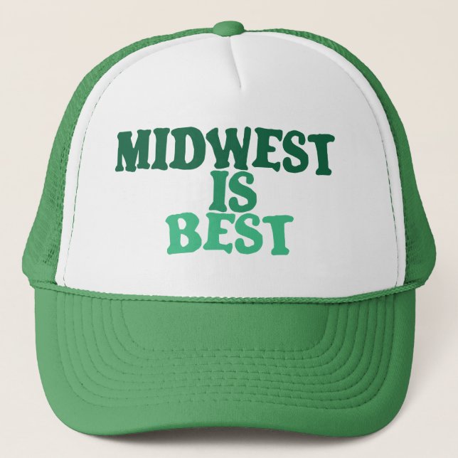 Gorra De Camionero El medio oeste es mejor (Anverso)