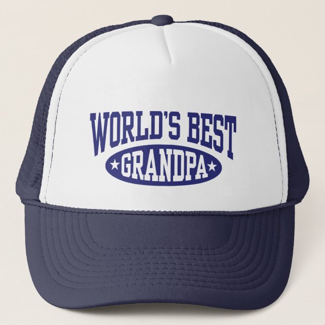 Gorra De Camionero El mejor abuelo del mundo (Anverso)