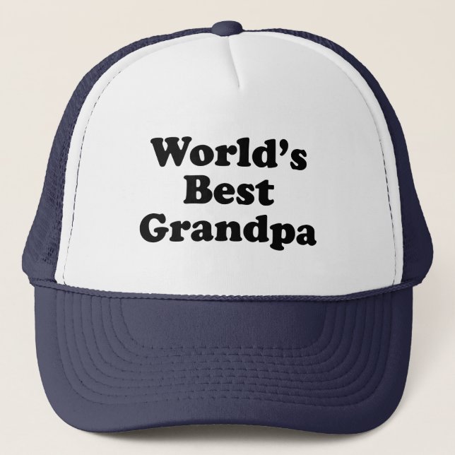 Gorra De Camionero El mejor abuelo del mundo (Anverso)