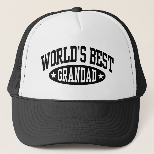 Gorra De Camionero El mejor abuelo del mundo (Anverso)
