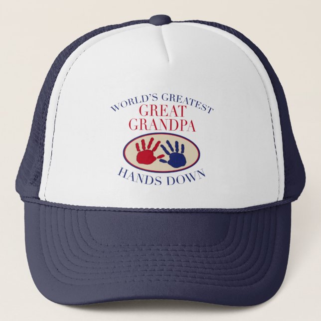 Gorra De Camionero El Mejor Bisabuelo Sin Discusión (Anverso)