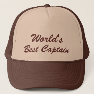 Gorra De Camionero El mejor capitán de los mundos