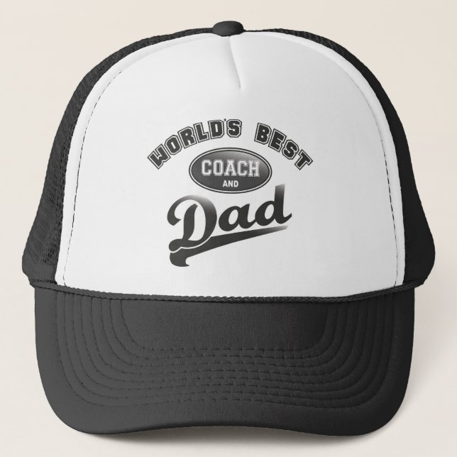 Gorra De Camionero El mejor coche y el papá del mundo (Anverso)