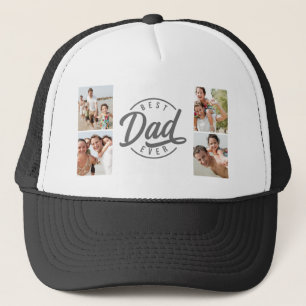 Gorra De Camionero El mejor Collage de fotos de papá moderno de la hi
