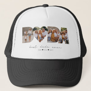 Gorra De Camionero El mejor Dada del Día del Primer Padre del Collage
