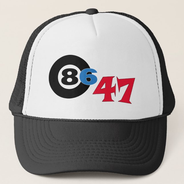 Gorra De Camionero ¡El Mejor Engranaje "8647" Se Mantiene Abajo! (Anverso)